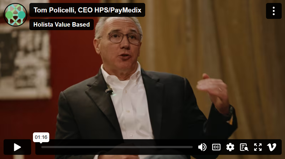 Video preview - Tom Policelli, CEO HPS and PayMedix